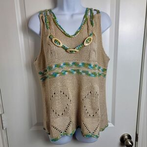 GIZEL Vintage Knit Tank